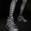 Adidas X Moon Boot Black Ace Mid-Top Sneakers