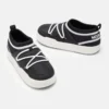 Μαύρα πάνινα Sneakers Park Icon