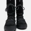Μαύρες πλεκτές μπότες Ltrack της Moon Boot X Guest in Residence
