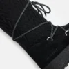 Μαύρες πλεκτές μπότες Ltrack της Moon Boot X Guest in Residence