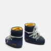 Moon Boot X Guest in Residence Icon Low Μποτάκια από σουέτ με χάντρες σε χρώματα μεσάνυχτα και γκρι