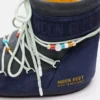 Moon Boot X Guest in Residence Icon Low Μποτάκια από σουέτ με χάντρες σε χρώματα μεσάνυχτα και γκρι