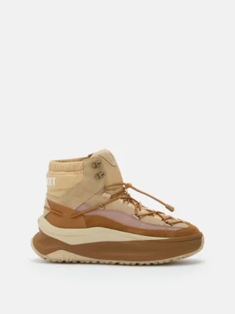 Moon247 Brown Xlace Mid Sneakers Moon247 Brown Xlace Mid Sneakers