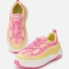Moon247 Xlace Κίτρινα & Ροζ Sneakers Moon247 Xlace Κίτρινα & Ροζ Sneakers