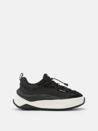 Moon247 Xlace Μαύρα & Λευκά Sneakers