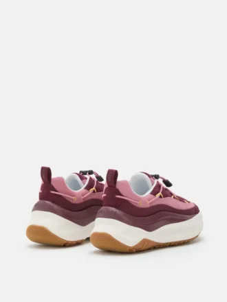 Moon247 Xlace Μπορντό & Ροζ Sneakers