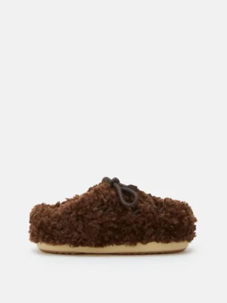 Μποτάκια Evx Dark Brown Curly Mules