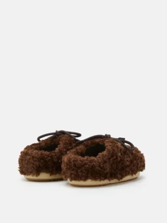 Μποτάκια Evx Dark Brown Curly Mules