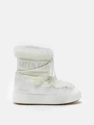 Μποτάκια Ltrack White Faux-Fur