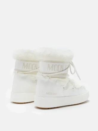 Μποτάκια Ltrack White Faux-Fur