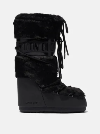 Μπότες Icon Black Faux-Fur