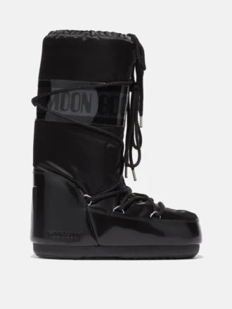 Μπότες Icon Glance Black Satin