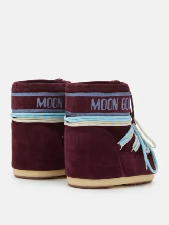 Μπότες Icon Low Burgundy Suede