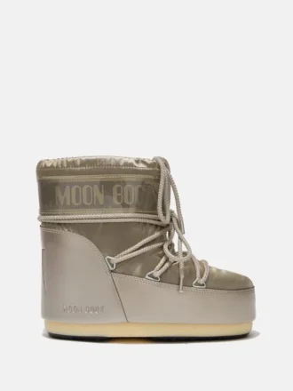 Μπότες Icon Low Glance Platinum Satin