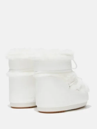 Μπότες Icon Low White Faux-Fur