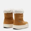 Μπότες Junior Park Strap Brown Suede