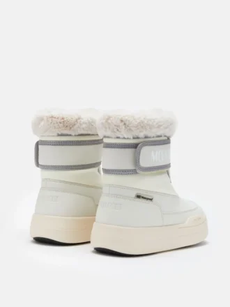 Μπότες Junior Park Strap σε κρεμ χρώμα