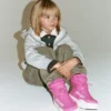 Μπότες Junior Park Tube Pink Glitter Mid
