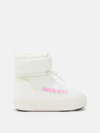 Μπότες Junior Park Tube White Glitter Mid