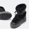 Μπότες Ltrack Low Black Faux-Fur
