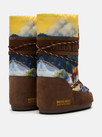 Μπότες Moon Boot X Guest in Residence Icon High Postcard Cocoa Boots