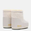 Μπότες Moon Boot X Guest in Residence Icon Low No Lace White Sand Knit Boots