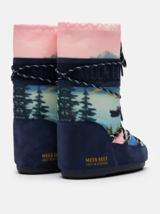Μπότες Moon Boot X Guest in Residence Icon Postcard Midnight