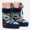 Μπότες Moon Boot X Guest in Residence Icon Postcard Midnight