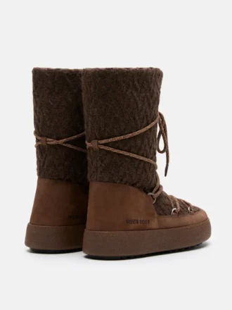 Μπότες Moon Boot X Guest in Residence Ltrack Cocoa Knit