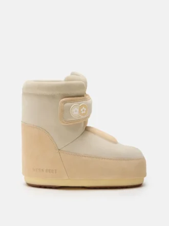 Μπότες Moon Boot X Vandythepink® Icon Strap από μπεζ σουέτ