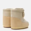 Μπότες Moon Boot X Vandythepink® Icon Strap από μπεζ σουέτ