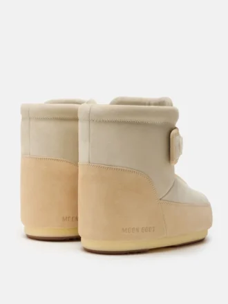 Μπότες Moon Boot X Vandythepink® Icon Strap από μπεζ σουέτ