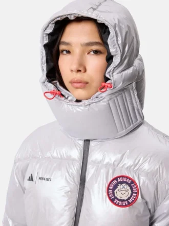 Μπουφάν Adidas X Moon Boot Silver Puffer Jacket