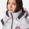 Μπουφάν Adidas X Moon Boot Silver Puffer Jacket