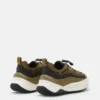 Πάνινα Sneakers Moon247 Xlace σε χρώμα χακί Πάνινα Sneakers Moon247 Xlace σε χρώμα χακί