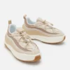Πάνινα Sneakers Moon247 Xlace σε χρώμα υπόλευκο και γκρι-καφέ Πάνινα Sneakers Moon247 Xlace σε χρώμα υπόλευκο και γκρι-καφέ