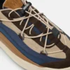 Πάνινα Sneakers Moon247 Xlace σε μπλε και καφέ Πάνινα Sneakers Moon247 Xlace σε μπλε και καφέ