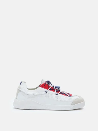 Πάνινα Sneakers σε λευκό, μπλε και κόκκινο Πάνινα Sneakers σε λευκό, μπλε και κόκκινο