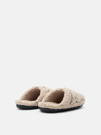 Παντόφλες Teddy Beige